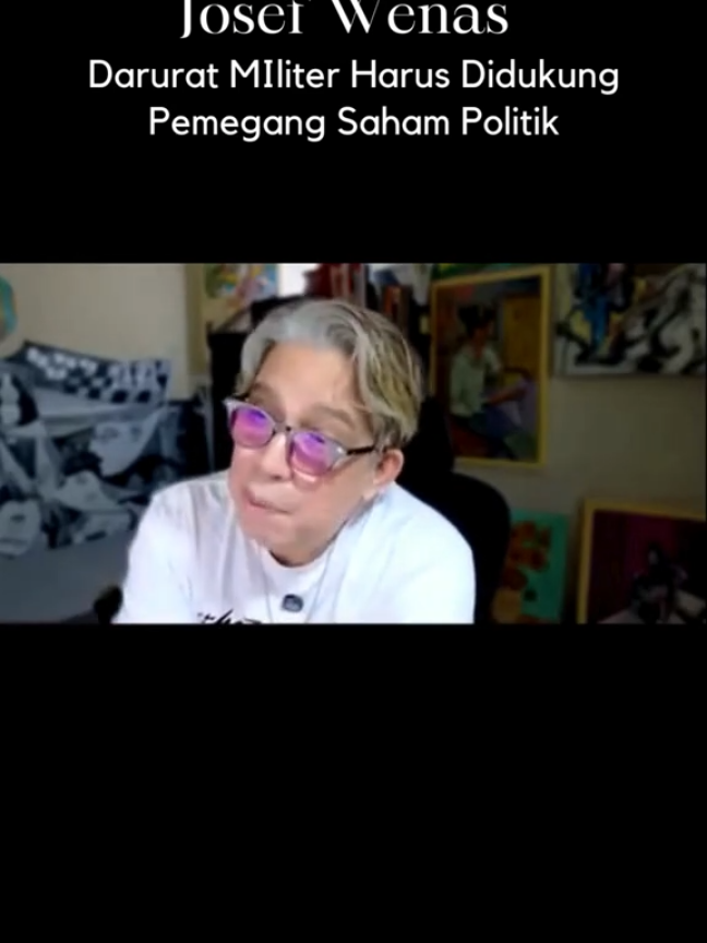 Pemegang Saham Politik #josefwenas #daruratmiliter #daruratsipil #pemegangsaham #politik 