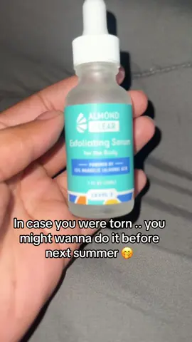 my favorite exfoliating serum because it gave me REAL results quicker than I expected 🤭 #almondclear #exfoliatingserum 