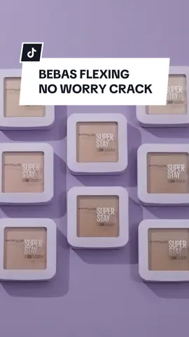 Ekspresi full seharian? No worries ✨  Ada SUPERSTAY FLEX POWDER FOUNDATION bikin makeup anti crack, ringan, sweatproof, heatproof & no transfer🤩 Wajib coba bestie langsung check out shademu sekarang ya! #wearemaybelline #SuperstayFlexPowderID 