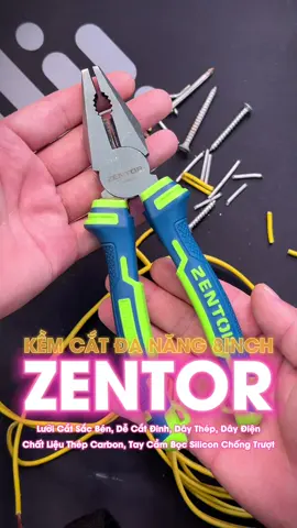 [KỀM CẮT ĐA NĂNG 8 INCH] Lưỡi Cắt Sắc Bén, Dễ Cắt Đinh, Dây Thép, Dây Điện, Chất Liệu Thép Carbon, Tay Cầm Bọc Silicon Chống Trượt #kemcatdanang #kemcatdaydien #kemcat #kemcatdanangzentor #changmaireview 