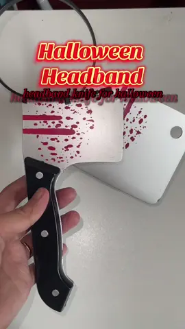 Custume👻🎃💀Halloween Headband Bleeding Knife Dagger Hair Hoop Costplay Devil Hair Band Loop Role Play Props #halloweenheadband #headband #halloween #halloweencostume #halloweenlook 