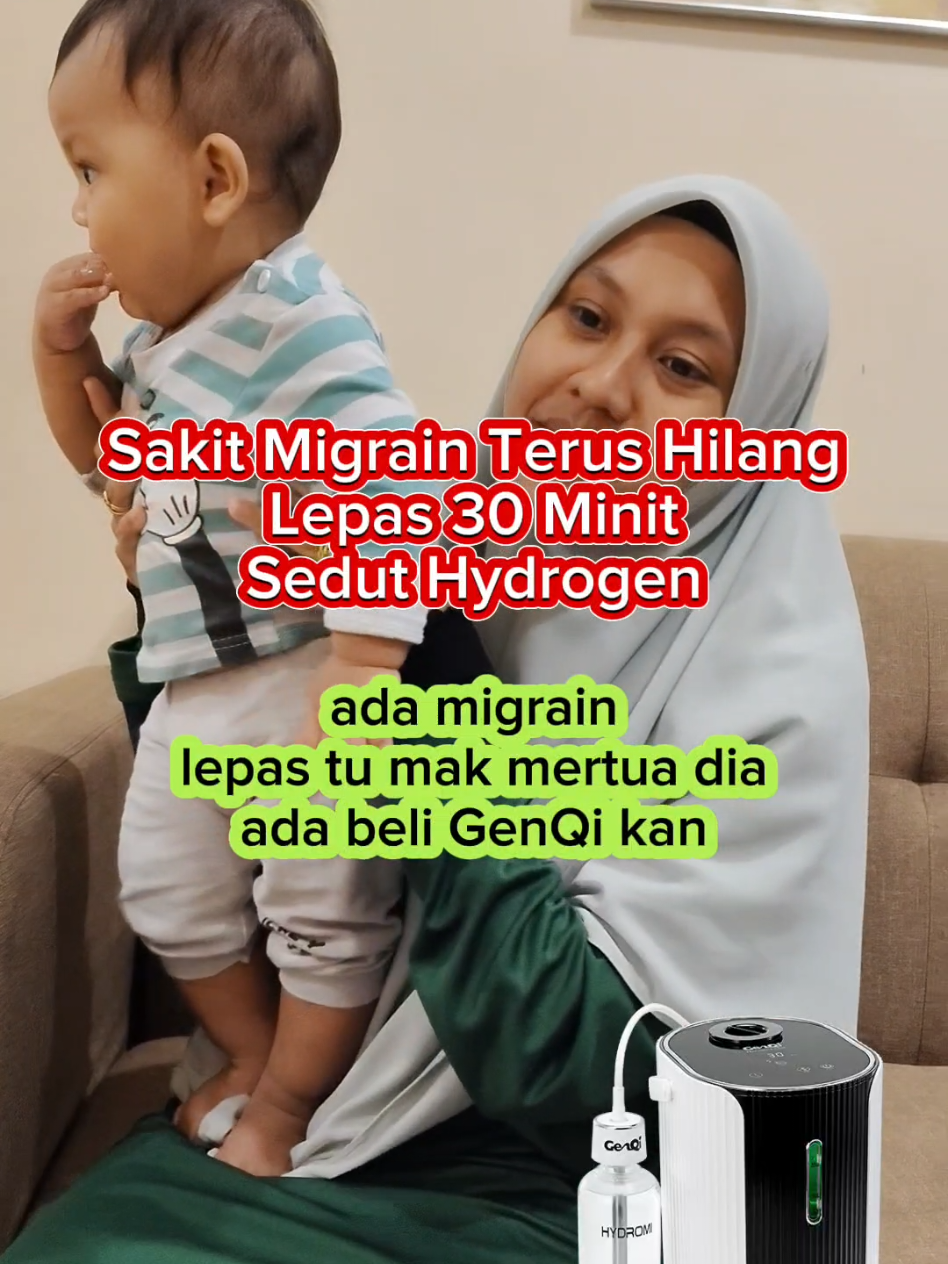 Bagaimana hidrogen bantu legakan migrain? 👉 Hidrogen molekul (H₂) ada sifat antioksidan kuat. Bila sedut atau minum air hidrogen, ia bantu: 1. Kurangkan radikal bebas – radikal bebas berlebihan boleh ganggu saraf & cetuskan migrain. 2. Kurangkan keradangan – hidrogen bantu kurangkan inflamasi pada salur darah & otak. 3. Seimbangkan aliran darah & oksigen ke otak – bila lancar, tekanan dalam kepala jadi lebih lega. 4. Stabilkan sistem saraf – migrain sering berkait dengan stres & ketegangan saraf, hidrogen bantu beri rasa relaks. Kesannya, ramai pengguna rasa migrain jadi cepat reda, kepala rasa ringan & lebih tenang. #emmagenqi  #hydrogen