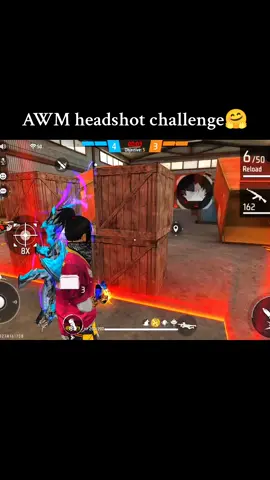 AWM headshot challenge #freefire #foryou 