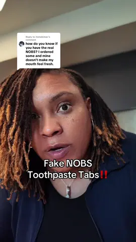 Replying to @itsmekimac you are not alone so many people are saying that they have purchased knockoffs  Hopefully this helps #nobs #nobstoothpaste 