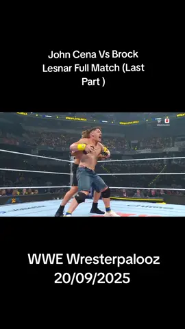John Cena Vs Brock Lesnar Full Match (Last Part ) - WWE Wresterpalooz 20/09/2025#viral #fyp #WWE #wwewrestlepalooza2025 #johncena 