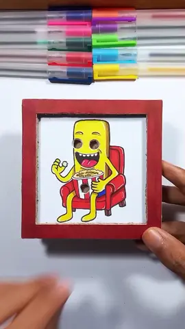 Tung Tung Tung Sahur Yellow Style DIY Cardboard Pinball Game #art #brainrot #game #cardbord #satisfying 