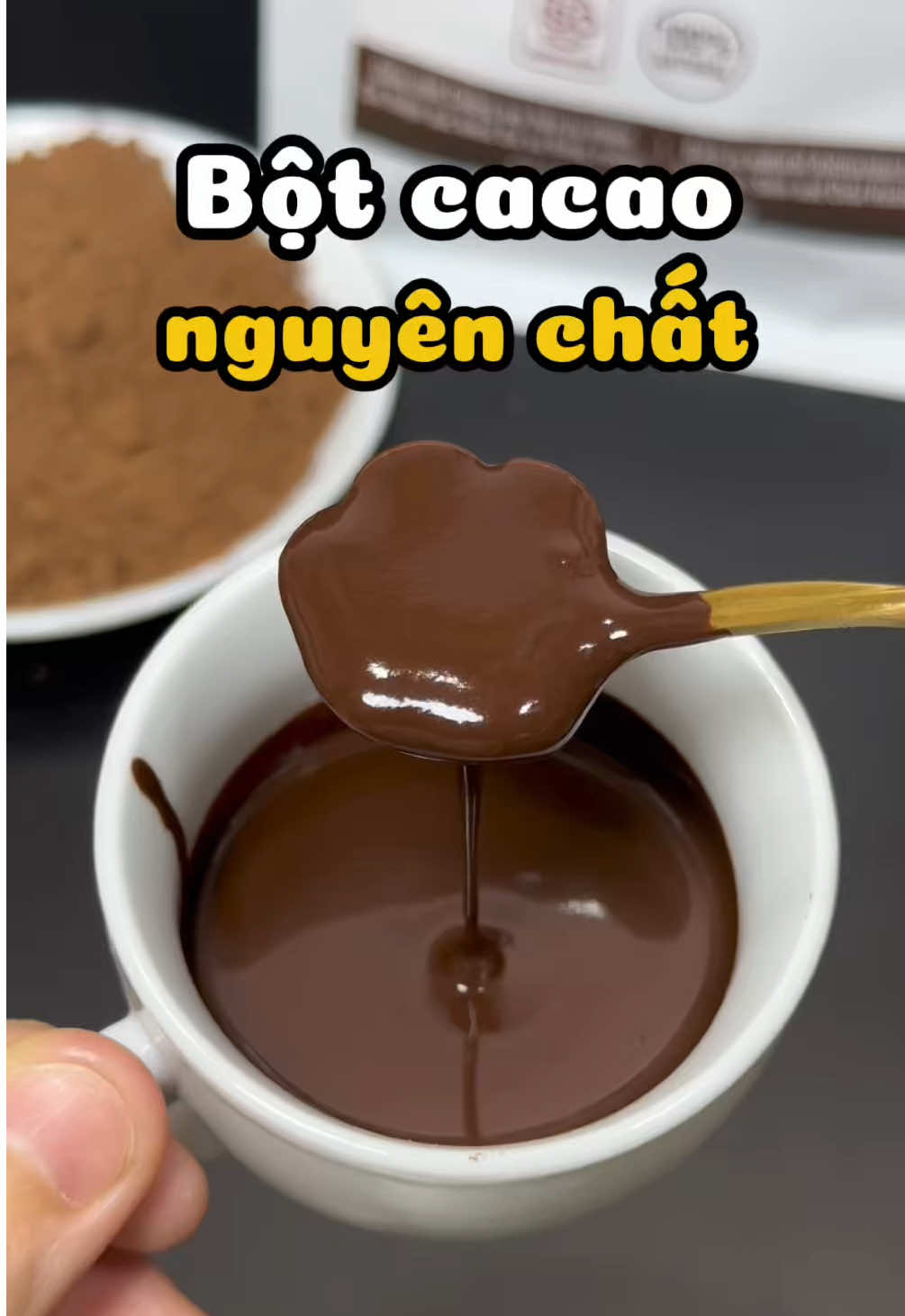 Bột cacao VN mình là đỉnh rồi nha mấy bà #botcacao #botcacaonguyenchat #botcacaodkharvest #botcacaodaklak #nhintuine 