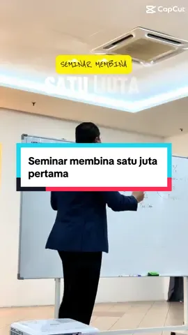 #seminarmembinasatujutapertama di Muar Johor. Tahniah 500 perserta yang hadir