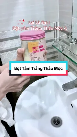 [TẶNG 10G BỘT TINH CHÂT B3] BỘT TẮM THẢO MỘC 500G, camicosmetic Dưỡng Body duong da   #outfitstore #bottamtrangthaomoc #camicosmetic 