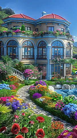 #fyp #beautiful #villas #gardens #flowers🌼🍁🌸 #foryoupage #tiktok 