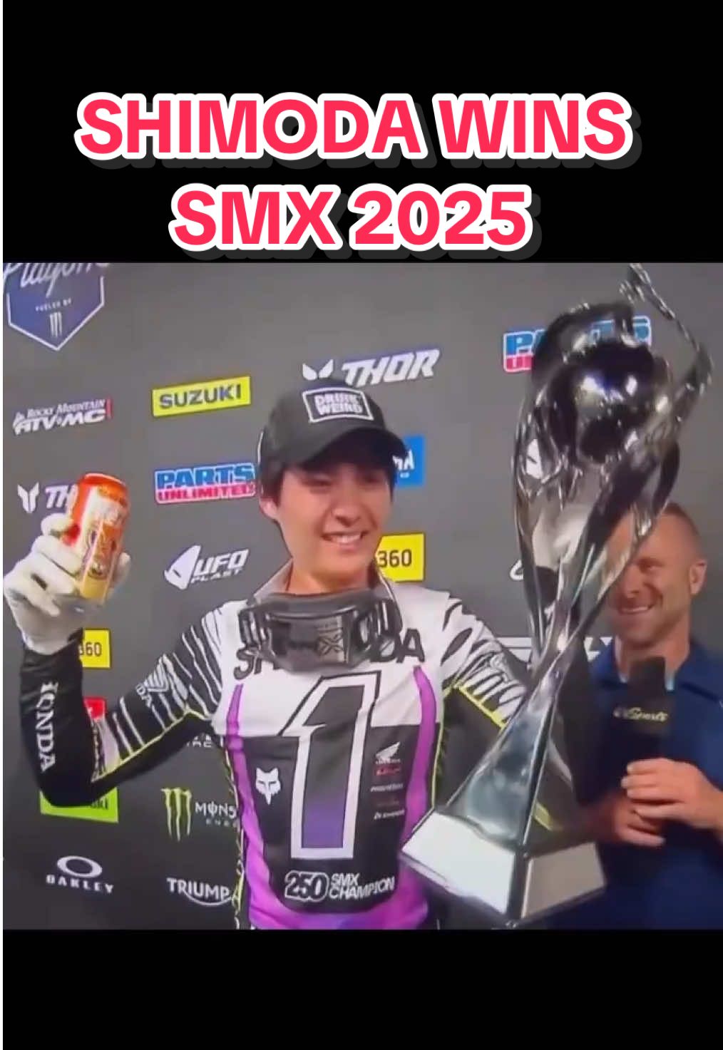 Wasabi Joe taka orda preee 🧨🍣 ⛩️🍱 #JoeShimoda #HaidenDeegan #SMXVegas #Supercross