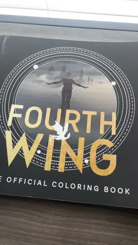 Just bought this at my local Barnes & Noble. Can’t wait to start coloring. 🐉🐉🖤📚 #fourthwing #emyprean #BookTok 