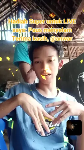anwar, terima kasih atas Hadiah luar biasa yang Anda kirim di LIVE saya! Momen ini akan saya hargai selamanya. @anwar #tiktoklive #livehighlights #livegift #whalediving #pausmenyelam 