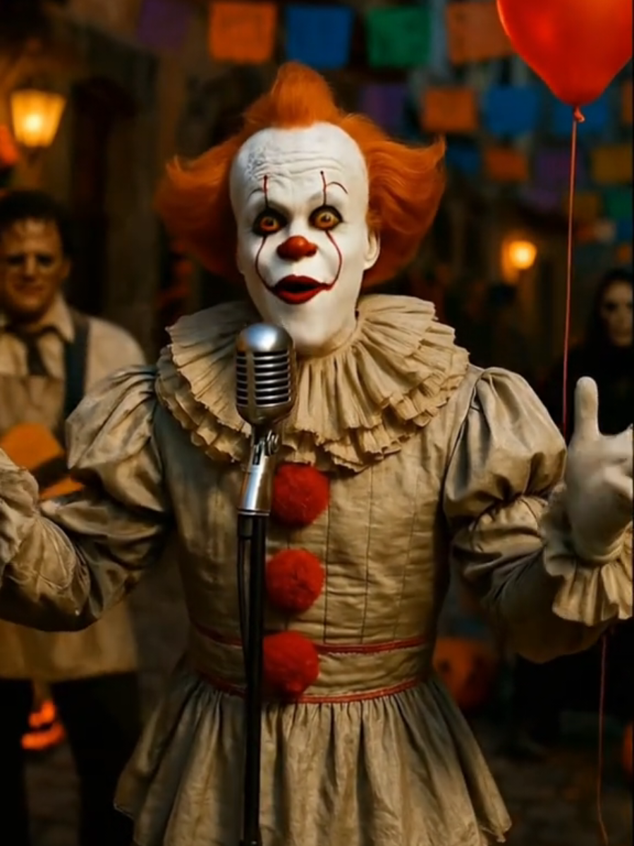 La cumbia aguita de melon version Halloween 🎃🤡🎈#Cumbia #tejano #musica #IA #paratii 