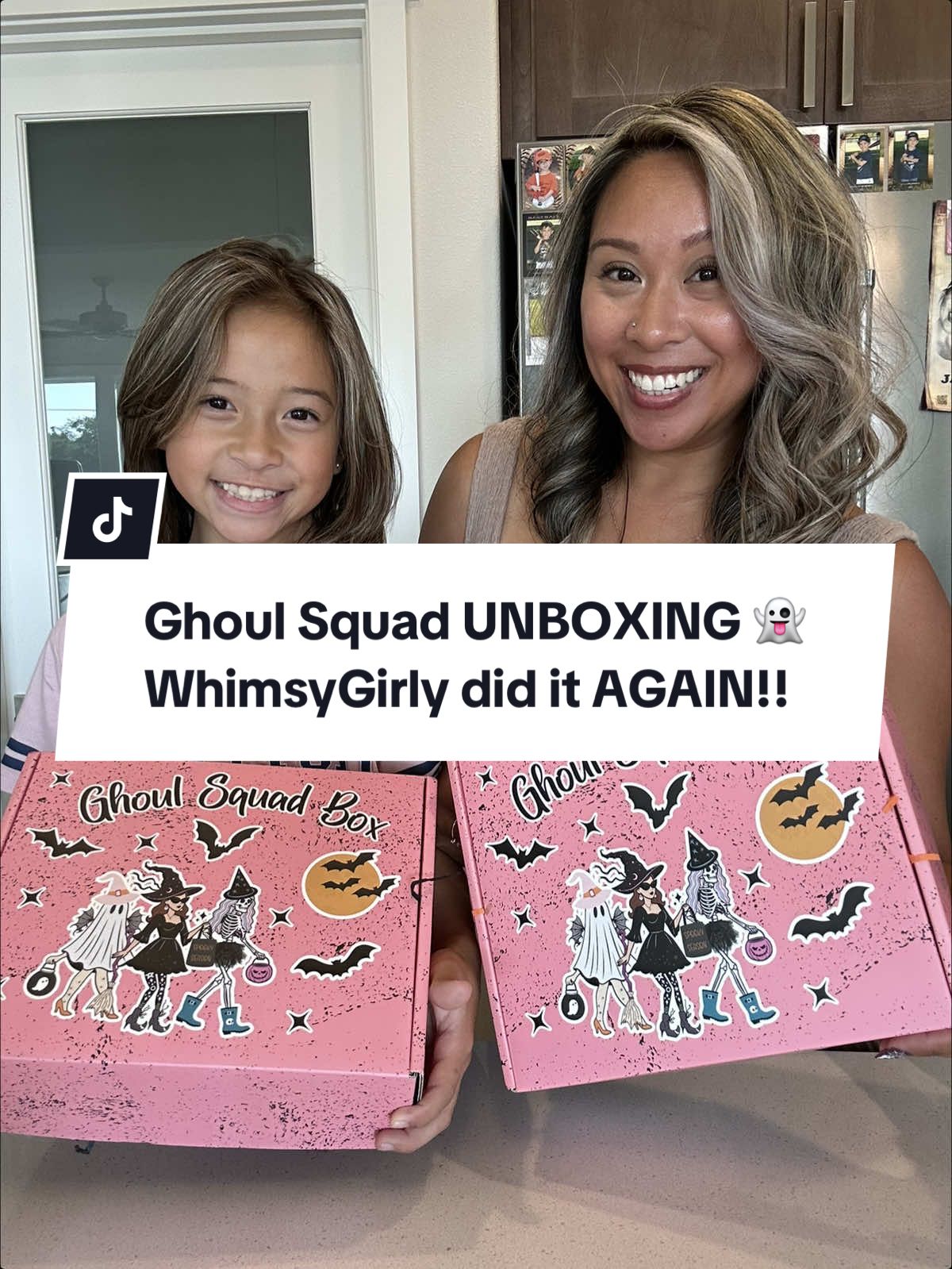 @Whimsy Girly Shop Does it AGAIN with providing THEE MOST stunning, detailed, extremely thoughtful Halloween themed Ghoul Squad Boxes!! If you haven’t ordered yours this year, RUN before she sells out 🖤  #ghoulsquad #unboxing #halloween #spookyseason #mommydaughter 
