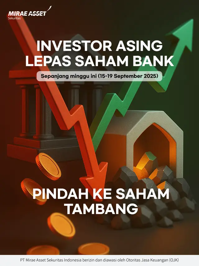 Investor asing melepas mayoritas saham bank besar dan memindahkan dananya ke sektor pertambangan & energi serta BBRI sebagai satu-satunya bank pilihan. 🔴 DILEPAS: BBCA (-1,25 T), BMRI (-1,03 T), BBNI (-330 M) 🟢 DIBORONG: BRMS (+1,67 T), BBRI (+1,55 T), BRPT (+450 M) Ini adalah pergeseran strategi yang sangat tegas dan berskala masif. #saham #bbca #bbri #brms #ptro 
