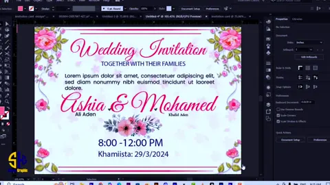 Invitation card wedding 💍💍👰‍♀️