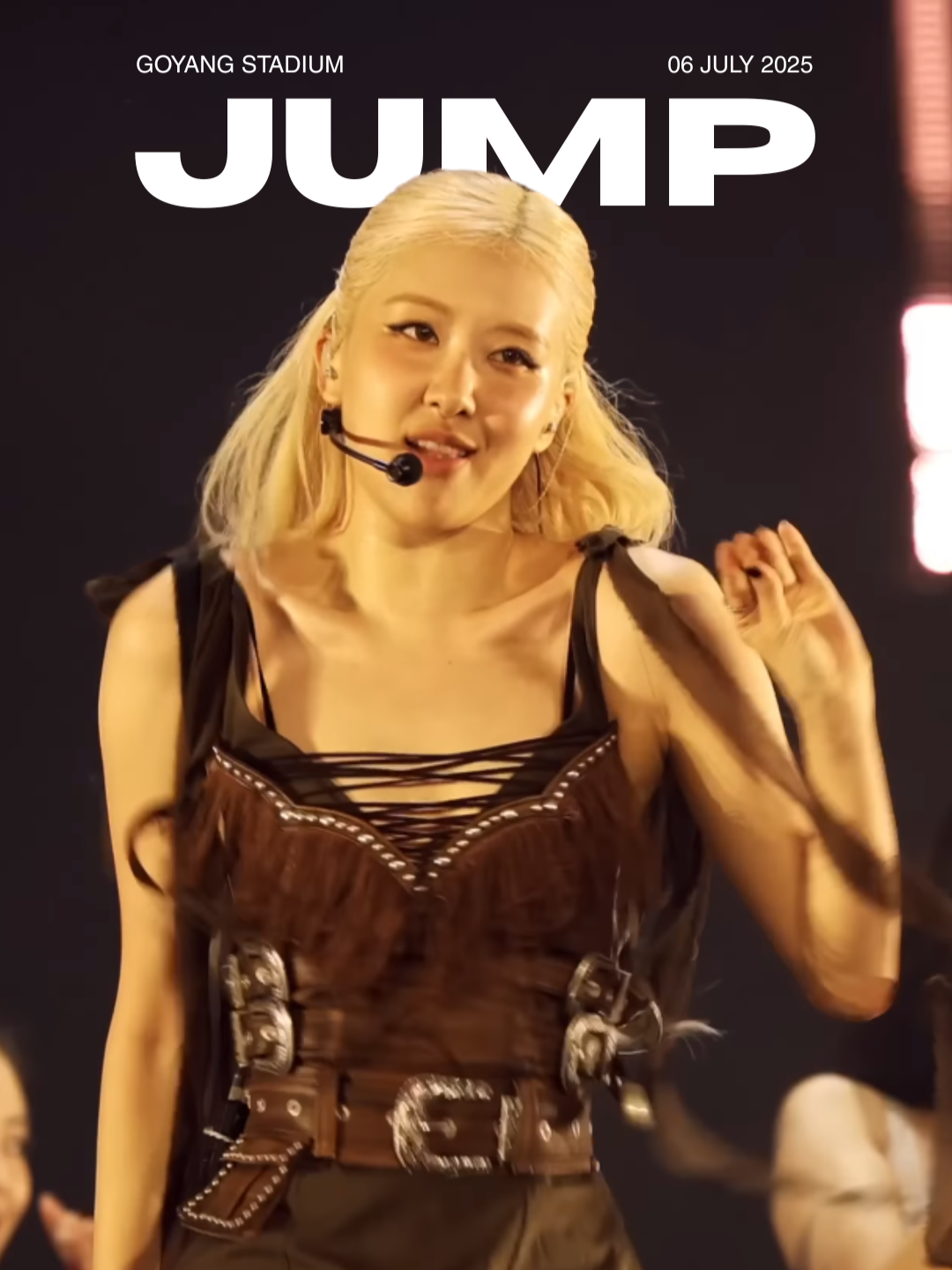 Rosé showing she’s not that easy to tame ✨  | 20250706 #BLACKPINK #ROSÉ #JUMP #BLACKPINK_DEADLINE #DEADLINE_IN_GOYANG