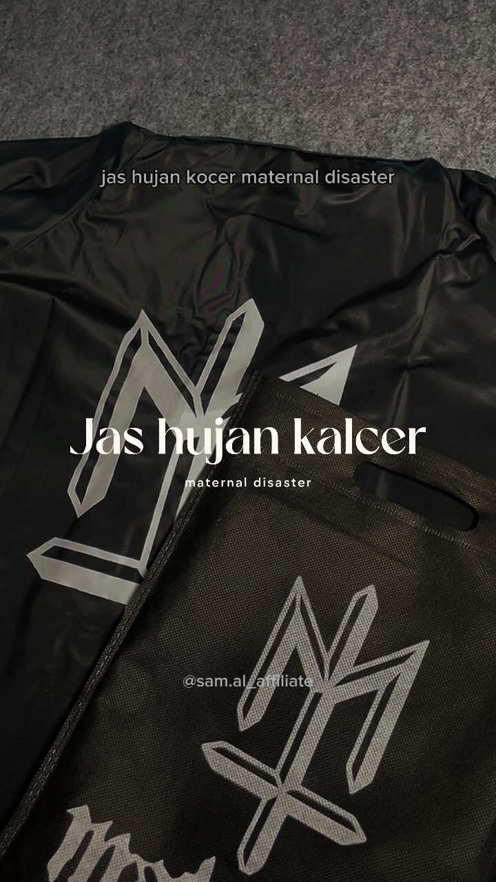 Jas hujan keren maternal disaster, jas hujan murah kalcer ✨🤙🏻 #promoseruweekend #jashujan #jashujanmurah #jashujankeren #maternal 