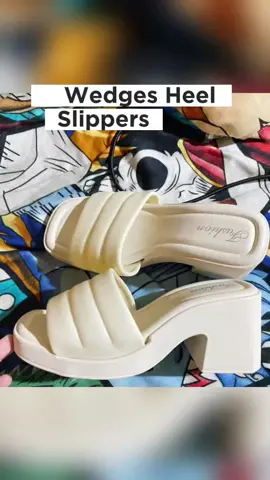 Wedges Heel Women Summer Non-slip High Heels Thick Bottom Slippers##FT402##slippers##highheels