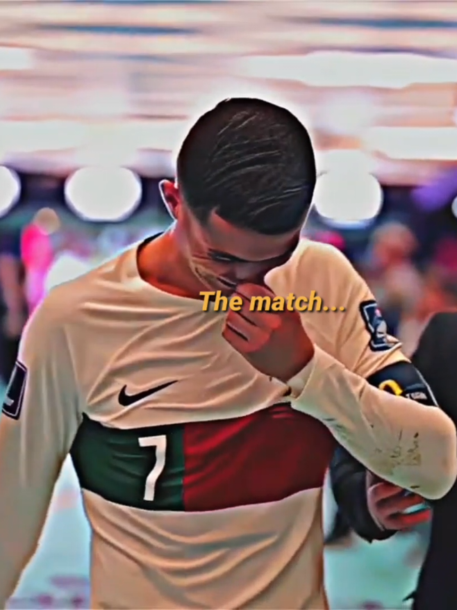 The match snatch our dreams emotion 😭  #fpyシ #cr7cristianoronaldo #goat🐐 #portugal🇵🇹 #worldcup 