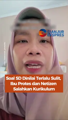 Seorang ibu pengguna media sosial memprotes soal pelajaran anaknya yang duduk di bangku kelas 1 SD. Ia menilai bahasa dan materi dalam soal terlalu sulit untuk dipahami anak seusia itu. Dalam unggahan video, ia menyoroti pertanyaan seperti “membeli produk lokal termasuk sila ke berapa?” yang menurutnya lebih cocok untuk tes CPNS. Ia juga menunjukkan soal lain tentang tujuan berkenalan dengan teman, yang dinilai membingungkan anak. Unggahan tersebut langsung viral dan menuai beragam komentar. Banyak warganet menyatakan hal serupa, bahkan menyalahkan kurikulum yang dianggap tidak sesuai perkembangan anak. “Gada yang nyalahin guru, kami nyalahin kurikulum,” tulis seorang netizen. Komentar lain menyebut soal tersebut terlalu berat. “Buset, kelas 1 udah suruh mikir kejauhan,” ujar akun lain. 🎥: Tiktok/@ootd_glowbytika #cianjurekspres #sd  #beritaterkini #dikasisoalsulit #fyp 