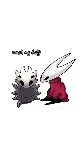 wash my belly❣️ inspo nirami #pibble #silksong #washmybelly #hollowknight #animation 
