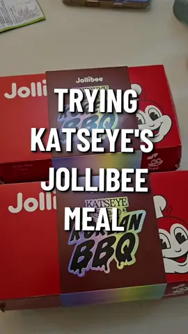 Trying @KATSEYE 's Jollibee Meal 🍗🍗🍗  #katseye #jollibee #pinoy 