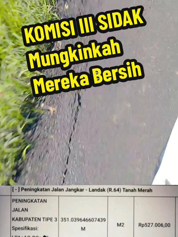 Membalas @ilmalbadarasia  KOMISI III SIDAK SEMUA PERBAIKAN JALAN MAUPUN JEMBATAN DI BANGKALAN. Pertanyaan Nya : Apakah Kalian Bersih? #jalan #kabupaten #bangkalan #viral #fyp  @Ahmad Annur @mathur husyairi @Suyitno Chatol @sholehabdijaya @Nasiruddin MA @MUNADI. @aba holil @kabar madura96 @HAN @JAMES BOEN @komisi.iii.dprd.b 