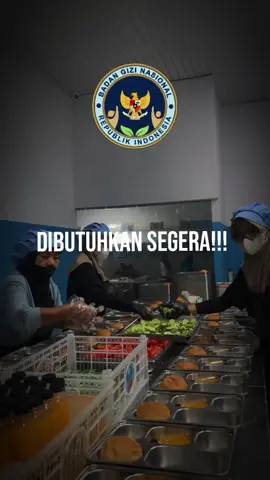 DIBUTUHKAN SEGERA KARYAWAN SPPG MAKANAN BERGIZI NASIONAL PENEMPATAN DI SESUAIKAN DENGAN DOMISILI CALON KARYAWAN  #makanangratis #lokerterbaru #2025 #sppg #infoloker 