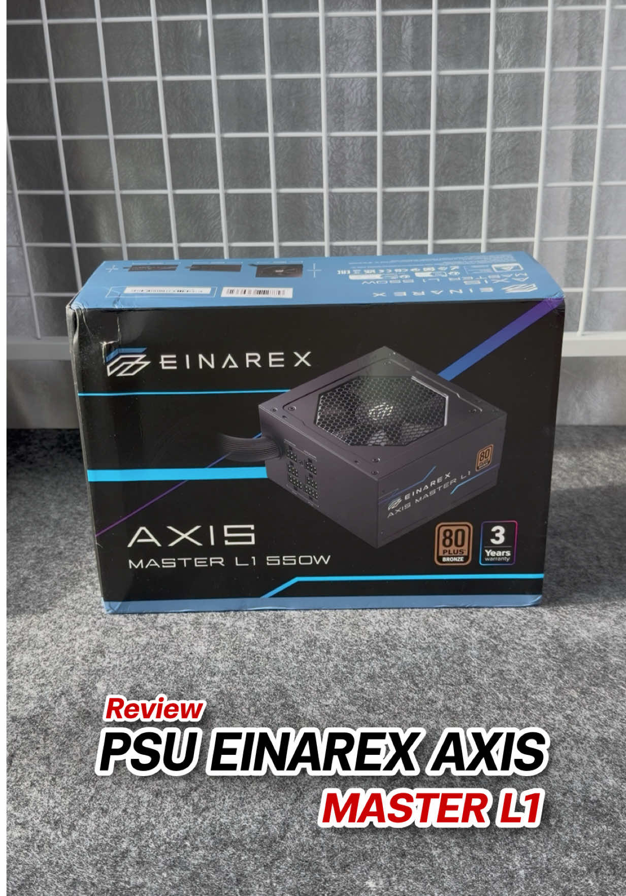 พาวเวอร์ซัพพลายตัวคุ้ม ได้ทั้งมาตรฐาน 80 Plus Bronze และประกันศูนย์ไทย 3 ปี กับ Einarex Axis Master L1 มีให้เลือกกำลังไฟ 550W / 650W / 750W PSU มีมาตรฐาน จ่ายไฟสเถียร ประหยัดไฟ เสียงเงียบ ใครกำลังพาวเวอร์ปซัพพลายไปประกอบคอมลองดูตัวนี้เลย #einarexaxismasterl1 #tsunamigaming #gaminggears #pcbuilds #ประกอบคอม 