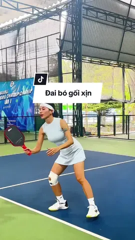 Dùng em bó gối Mizuno êm thiệt mấy bồ 😋😋 #xh #pickleball #pickleballvietnam #pickleballtiktok #trending 