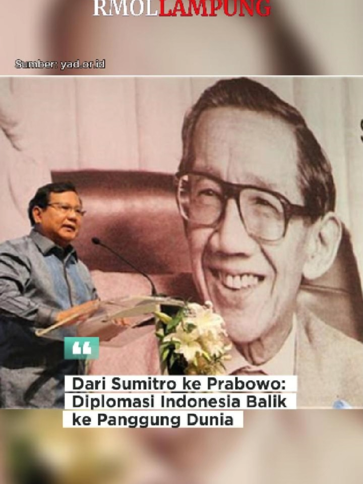 Setelah Presiden RI Absen 10 Tahun, Prabowo Siap Ulang Sejarah Diplomasi Prof. Sumitro. Setelah 10 tahun absen, Presiden Indonesia akhirnya kembali hadir di panggung utama dunia.  Presiden Prabowo Subianto akan berpidato di Sidang Umum ke-80 PBB di New York, Amerika Serikat pada Selasa 23 September 2025. Baca berita selengkapnya di https://www.rmollampung.id/setelah-presiden-ri-absen-10-tahun-prabowo-siap-ulang-sejarah-diplomasi-prof-sumitro #Prabowo #Indonesia #Diplomasi