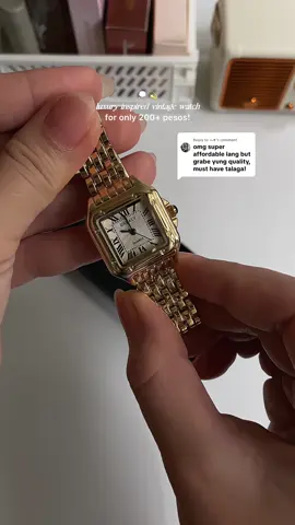 Replying to @ᯓ✦ pov: you found the affordable vintage gold watch that’s waterproof + non-tarnish 🤌🏻 serving old money vibes on a budget 💛✨ buy here: @belle𑁤  #watch #goldwatch #vintagewatch #affordablewatch #grealy 