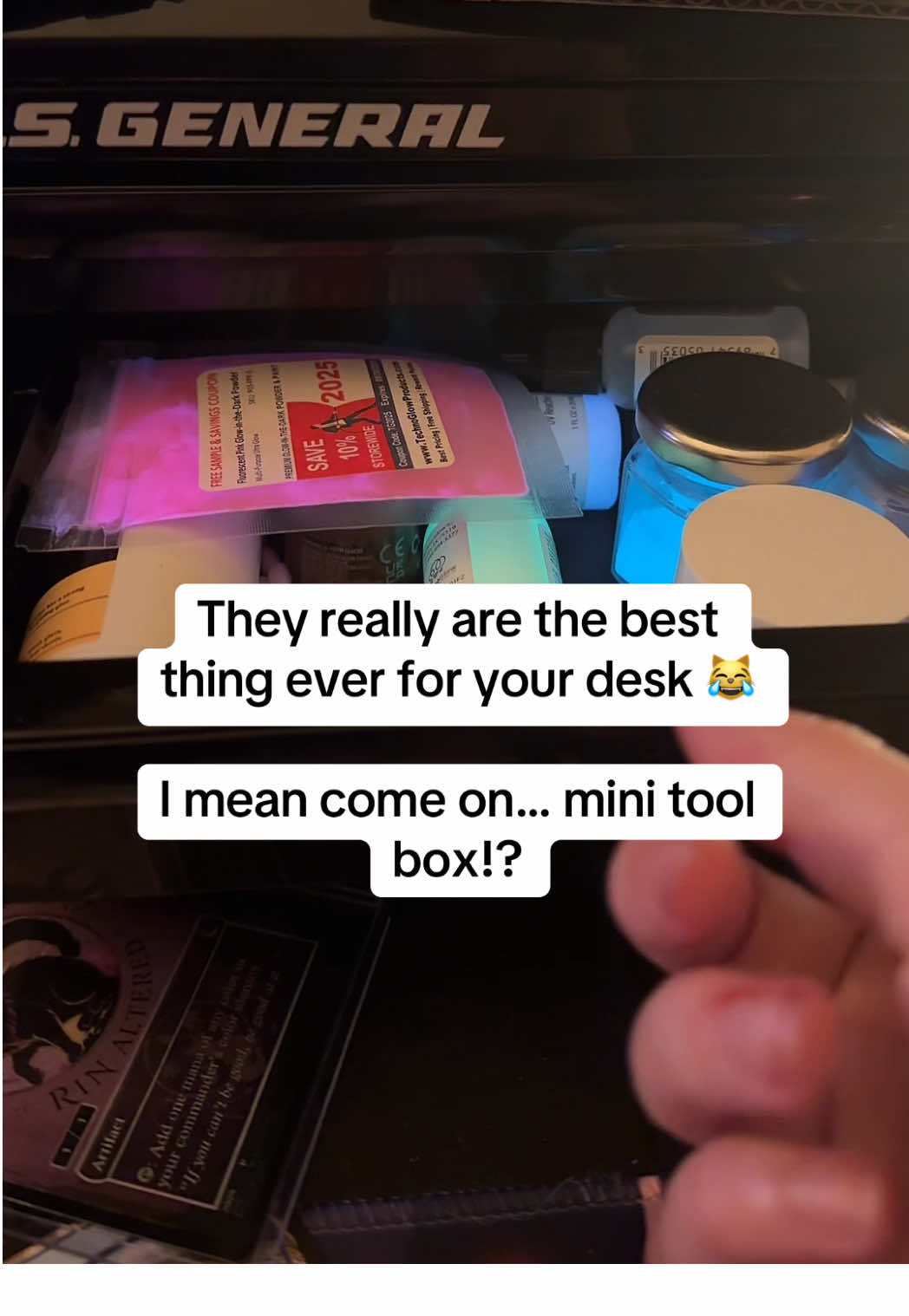 #stitch with @One Lame Frog I FOUND ANOTHER IN THE WILD! xD S tier choice of desk organization fr lol  #funny #anotherone #minitoolbox #desksetup 