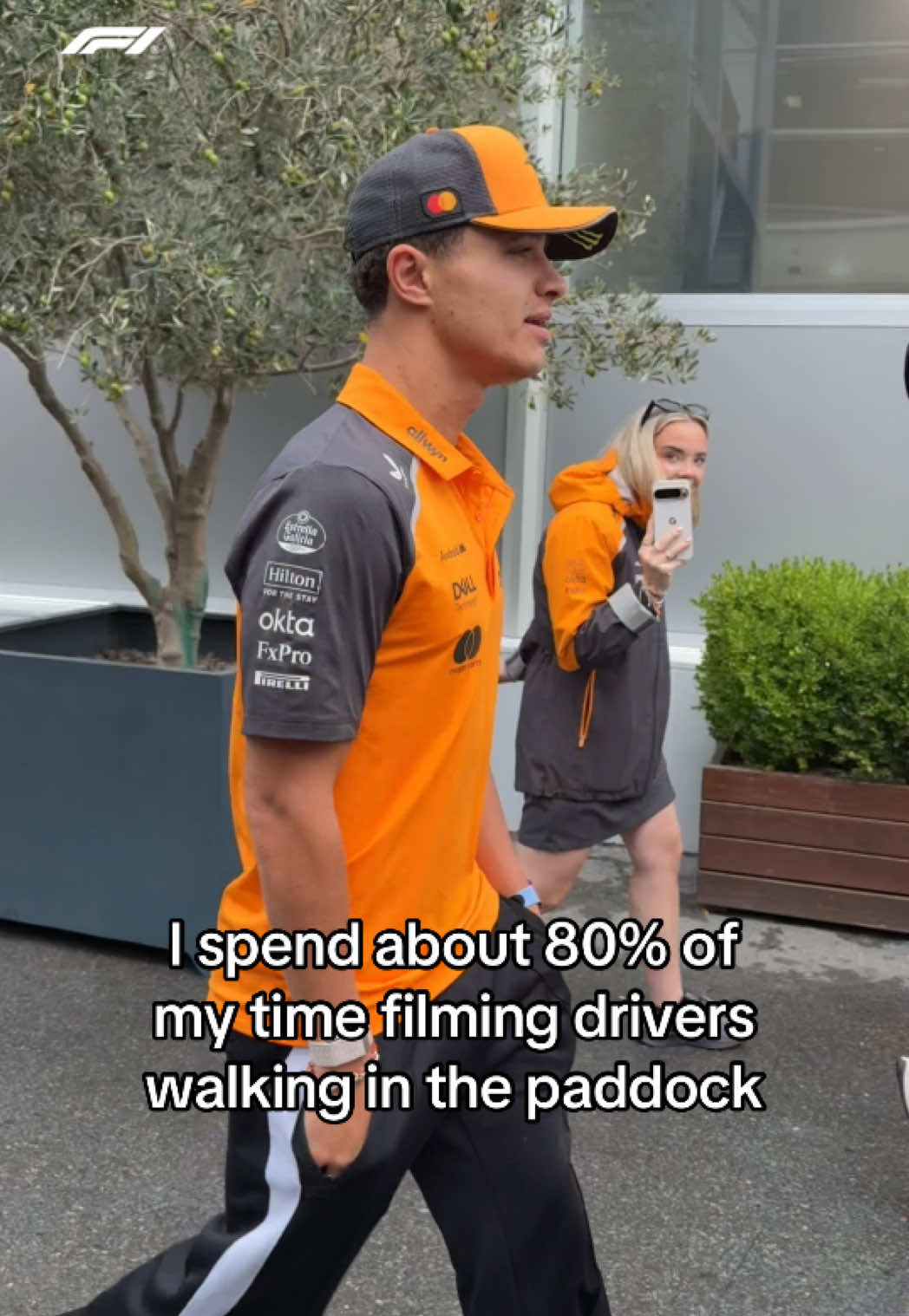 it’s a really tough job 😅 #f1 #azerbaijangp #f1drivers #baku 
