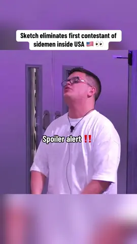 Sketch eliminates first contestant of sidemen inside USA 👀🤣 #sidemen #sidemensunday #fyp #foryou #sketch 