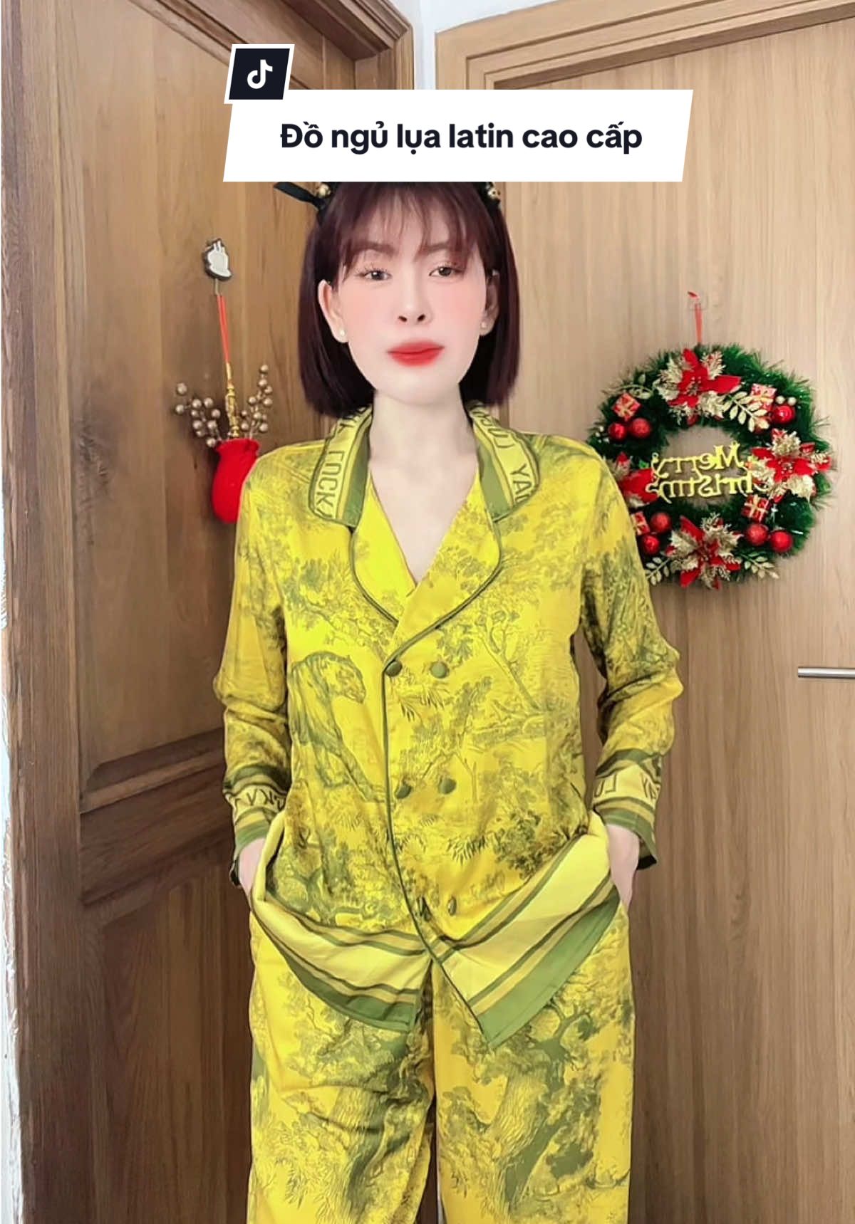 Đồ ngủ lụa mịn xịn đây roài #dongu #bolua #bongulua #boluatrungnien #donguxinh 