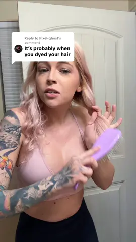Replying to @Pixel-ghost  here’s the story 😂 #hairtok #heatlesscurls #damagedhair #repairhair #tiktokshoprestock 