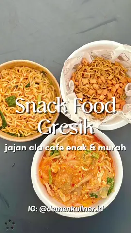 Nemuin jajanan enak di Banjarsari. Jualannya ada seblak dan mie2an pedas, ada mie bangladesh viraal juga. Jualannya dirumah gt, dan harga jajanan disini mulai dari 5rban. Ada yg udh pernah jajan disini? IG: snackfoodgsk #fyp #kulinergresik #streetfood #jajanan #kulinersurabaya 