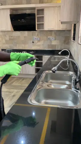 Steaming is one of the best ways to deep-clean kitchen sinks and countertops—no harsh chemicals, just pure, powerful steam for a safer, sparkling clean Get in touch today to book a deep cleaning service. ☎️ 039 3246084 / 0705551408 #kweezacleaning #cleaningservices #steaming 