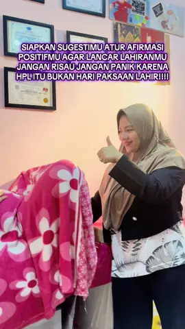 Dlaam menunggu kelahiran jangan panik atur sugestimu karena HPL  ITU BUKAN HARI PAKSAAN LAHIR #BIDANANING #bidandepok #bidansawangan #bidantiuptiup #fyp 