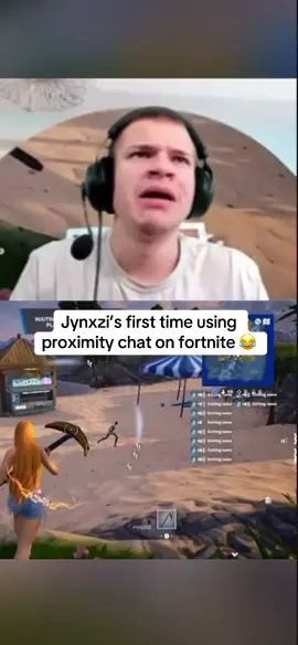 Jynxzi’s first time using proximity chat in fortnite is hilarious 😂 #jynxzi #jynxziclips #fortniteclips #fortnite #jynxzirage 