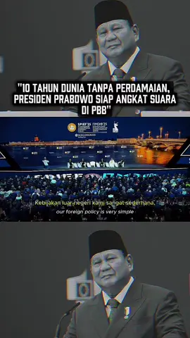 Sudah waktunya Indonesia dibicarakan dunia. Saat Presiden Prabowo berdiri di mimbar Sidang Umum PBB, bukan hanya sekadar suara seorang pemimpin yang terdengar, melainkan suara seluruh bangsa Indonesia.  Pidato itu menjadi momentum untuk menunjukkan bahwa Indonesia siap memainkan peran penting dalam menjaga perdamaian, keadilan, dan keseimbangan dunia.  Dunia menunggu, dan kini Indonesia tampil dengan gagah, membawa harapan baru. #prabowo #pbb #indonesia🇮🇩 