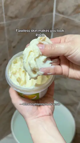 Replying to @Caly 🌸 yes mi ang smooth at di masakit sa balat ng scrub na’to para talaga syang ice cream pati yung scent!✨ #miraibodyscrub #bodyscrub #bodycare #skincareroutine #scrub 