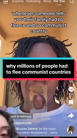 this is one of the reasons millions of people had to flee communist countries and also why westerners will never be try allies to those who suffered at the hands of ot “communist“ regimes #fyp #foryou #fy 
