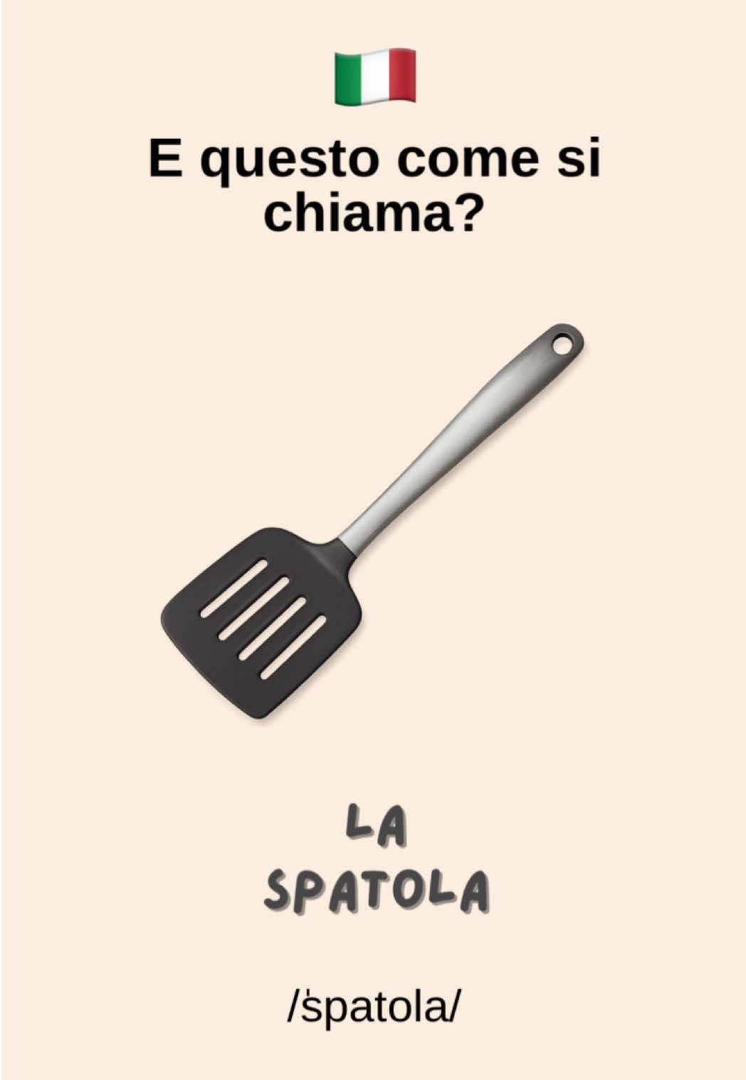 Utensili da cucina in italiano #imparaitaliano #italianwords #italianlesson 