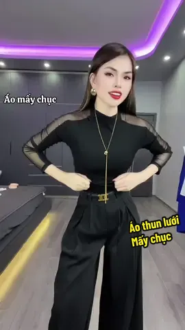 Áo thun pha lưới. Form xinh. Chất mềm mịn. Ôm fit.người #liên_aila #aothunnu #aothunnuxinh #aothudong #aothun 