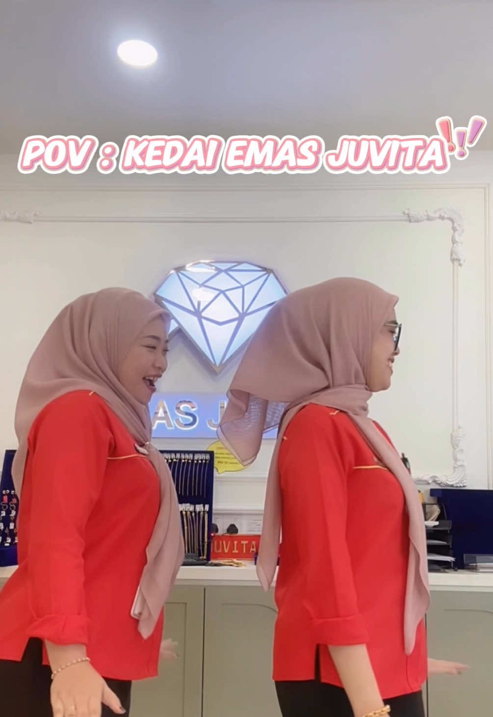 Mari laa datang ke kedai emas JUVITA  berdekatan anda ✨❤️‍🔥 #emasjuvitaparitraja #designno1 #emas916 #foryoupage 