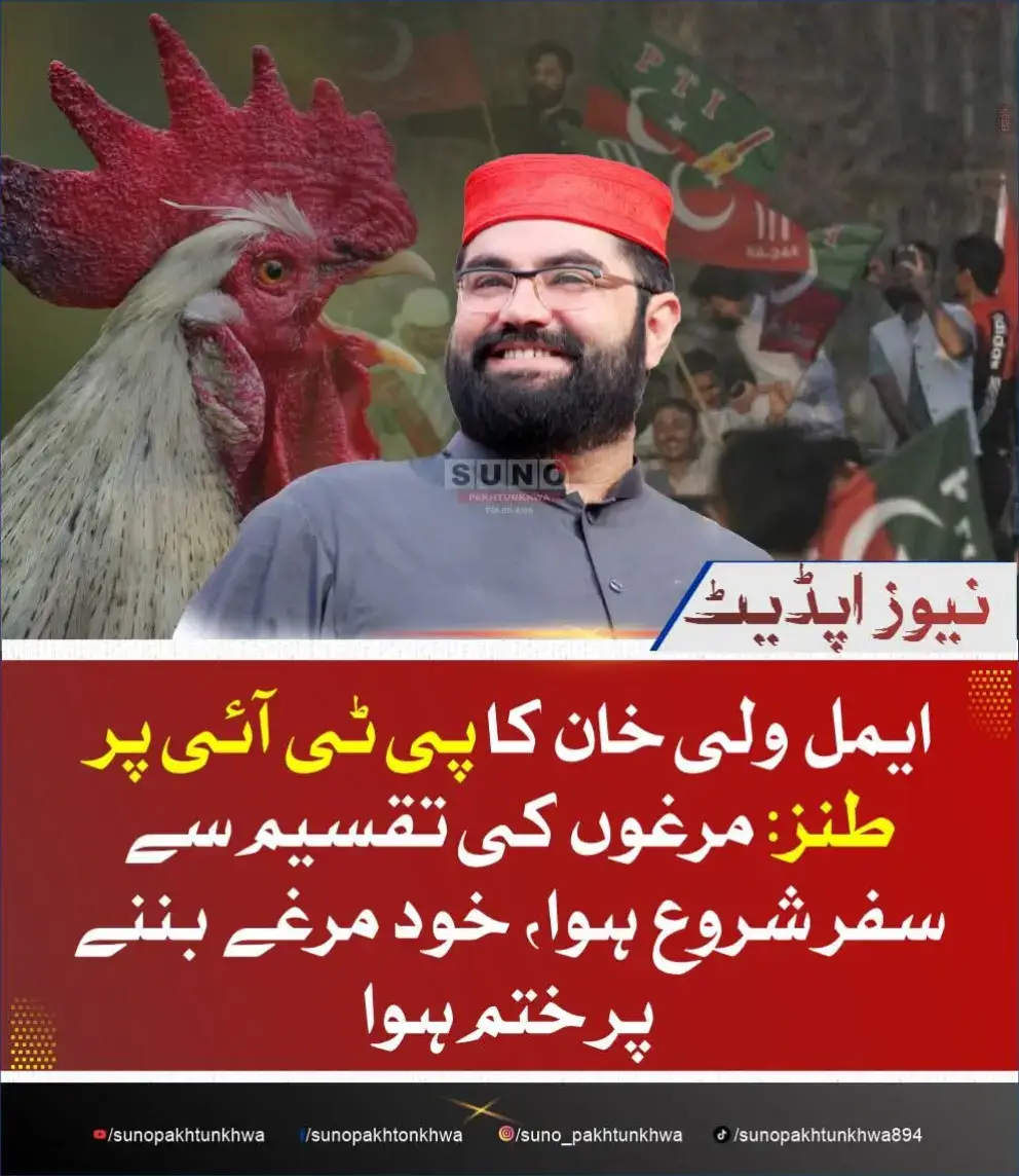 عوامی نیشنل پارٹی خیبرپختونخوا کے صدر ایمل ولی خان نے پی ٹی آئی کی حالیہ سیاسی حکمتِ عملی پر تنقید کرتے ہوئے کہا ہے کہ 